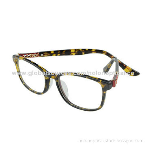 Tortoise Shell Black Eyeglass Frame, 52mm